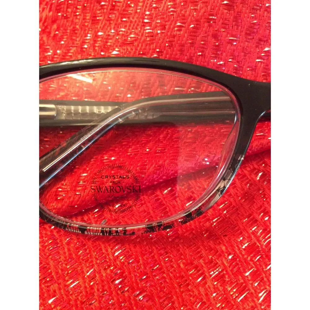 New BeBe Womens Optical Eyewear Frames Lens Glasses BB5142 Jet Lace